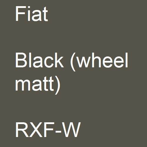 Fiat, Black (wheel matt), RXF-W.